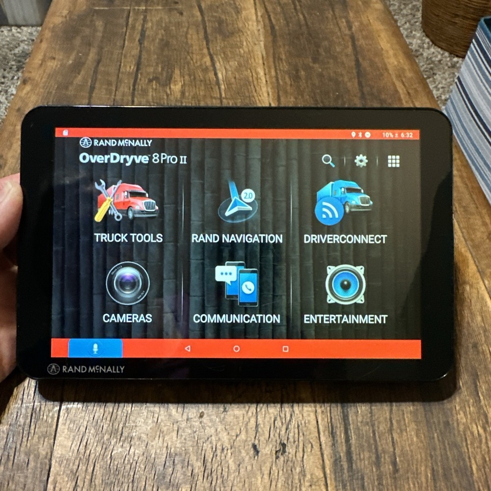 Rand McNally OverDryve 8 Pro II GPS Truck Navigation Tablet No Accessories